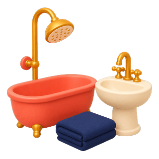 Picture illustrating bathroom