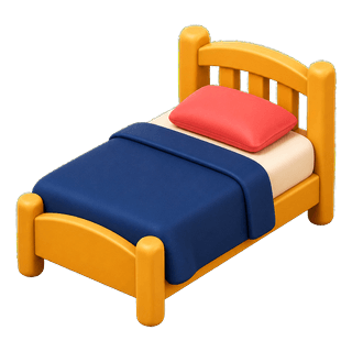 Picture illustrating bed