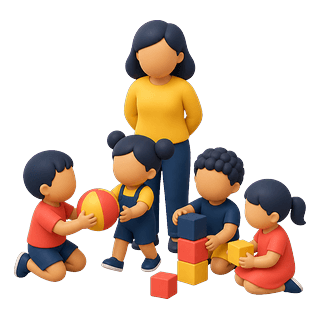 Picture illustrating children