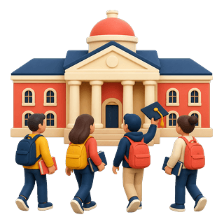 Picture illustrating college