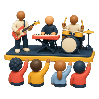 Picture illustrating concert