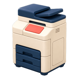 Picture illustrating copier
