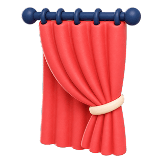 Picture illustrating curtain