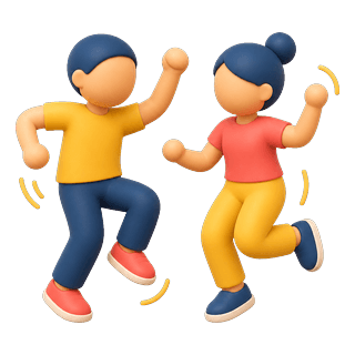Picture illustrating dancing