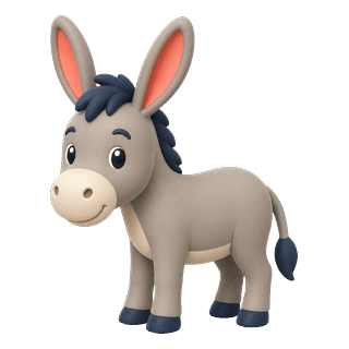 Picture illustrating donkey