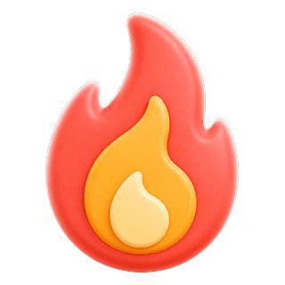 Picture illustrating flame