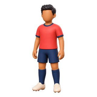 Picture illustrating footballer