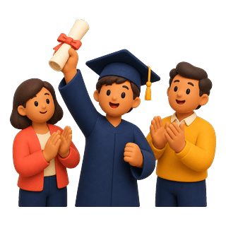 Picture illustrating graduation