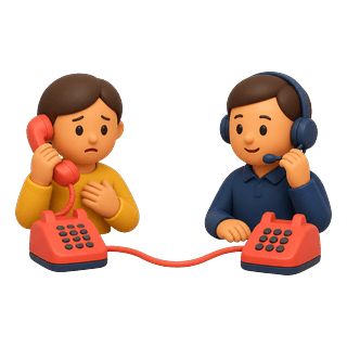 Picture illustrating hotline