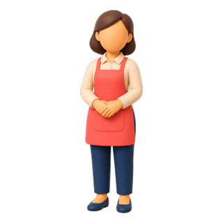 Picture illustrating housewife