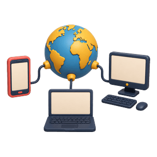 Picture illustrating Internet