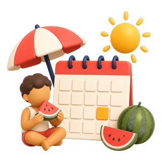 Picture illustrating July