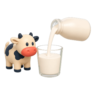 Picture illustrating milk