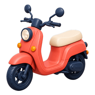 Picture illustrating motorbike