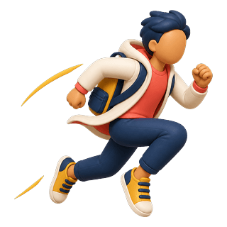 Picture illustrating run