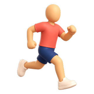 Picture illustrating runner