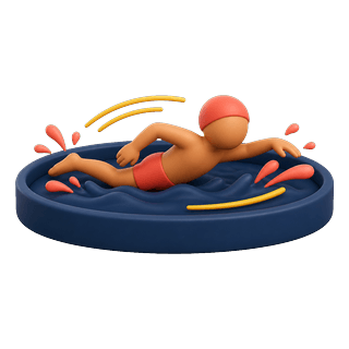 Picture illustrating swim
