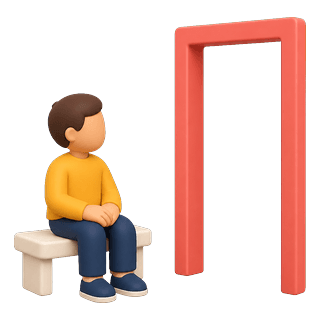 Picture illustrating wait