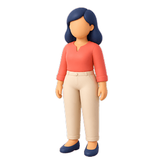 Picture illustrating woman