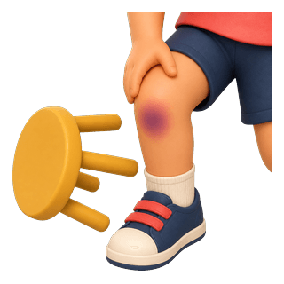 Picture illustrating bruise