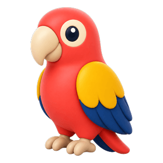 Picture illustrating parrot