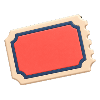 Picture illustrating ticket